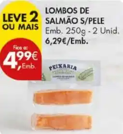 Pingo Doce Lombos de salmão s/pele promoção