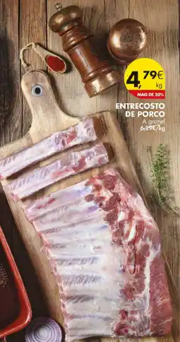 Pingo Doce Entrecosto de porco promoção