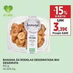 Supercor Banana às rodelas desidratada bio desidrata promoção
