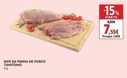 Supercor Bife da perna de porco tiantónio promoção