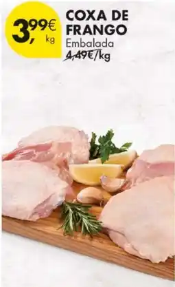 Pingo Doce Coxa de frango embalada promoção