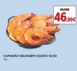 Supercor Camarão selvagem cozido 10/20 promoção