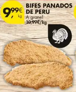 Pingo Doce Bifes panados de peru a granel promoção