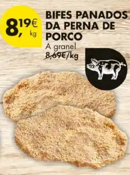 Pingo Doce Bifes panados819€ DA PERNA DE da perna de porco promoção
