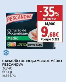Supercor Camarão de moçambique médio pescanova 30/40 promoção