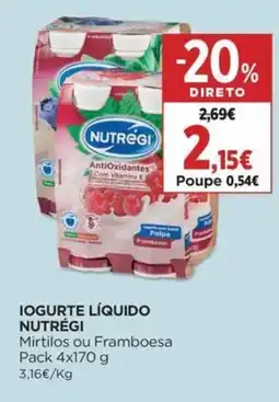 Supercor Iogurte líquido nutrégi promoção