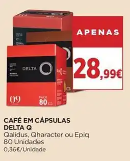 Supercor Café em cápsulas delta q promoção