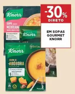 Supercor Em sopas gourmet knorr promoção