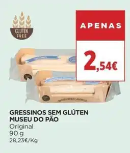 Supercor Gressinos sem glúten museu do pão promoção