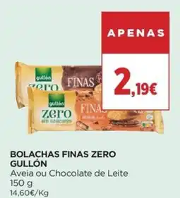 Supercor Bolachas finas zero gullón promoção