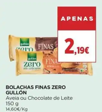Supercor Bolachas finas zero gullón promoção