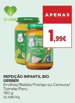 Supercor Refeição infantil bio gerber promoção