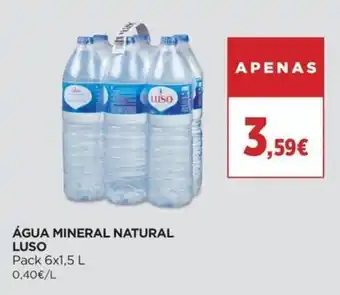 Supercor Água mineral natural luso promoção
