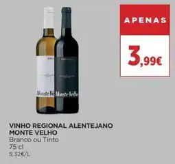 Supercor Vinho regional alentejano monte velho promoção