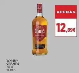 Supercor Whisky grant's promoção