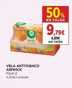 Supercor Vela antitabaco airwick promoção