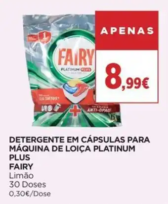 Supercor Detergente em cápsulas para máquina de loica platinum plus fairy promoção