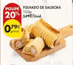 Pingo Doce Folhado de salsicha promoção