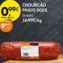 Pingo Doce Chourição pingo doce promoção