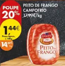 Pingo Doce Peito de frango campofrio promoção