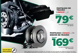 Feu Vert Pastilhas bosch oh+ discos de travão promoção