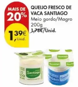 Pingo Doce Queijo fresco de vaca santiago promoção
