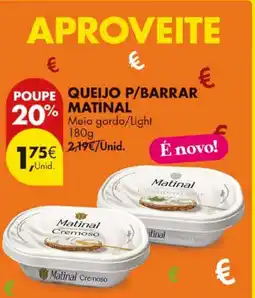 Pingo Doce Queijo p/barrar matinal promoção