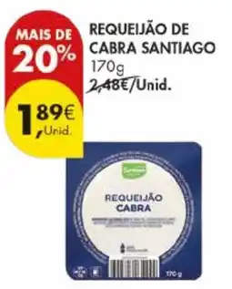 Pingo Doce Mais de requeijão de cabra santiago promoção