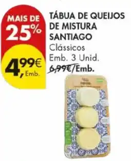 Pingo Doce Tábua de queijos de mistura santiago promoção