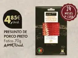 Pingo Doce Presunto de porco preto promoção