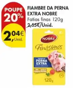 Pingo Doce Fiambre da perna extra nobre promoção