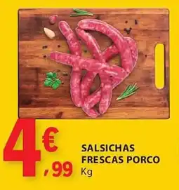 E.Leclerc Salsichas frescas porco promoção