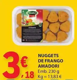 E.Leclerc Nuggets de frango amadori promoção