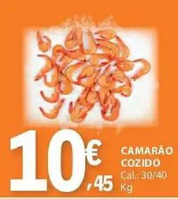 E.Leclerc Camarão cozido cal.: 30/40 promoção