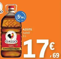 E.Leclerc Azeite subtil gallo promoção