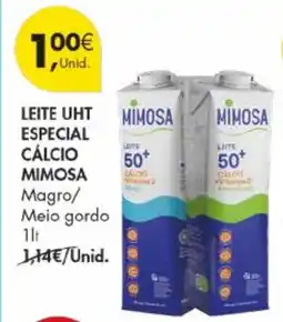 Pingo Doce Leite uht mimosa cálcio mimosa promoção
