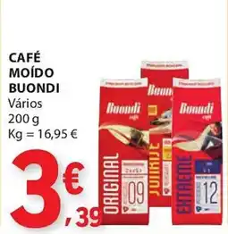 E.Leclerc Café moído buondi vários promoção