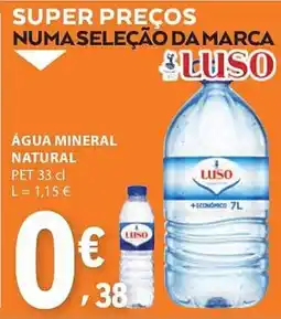 E.Leclerc Água mineral natural promoção
