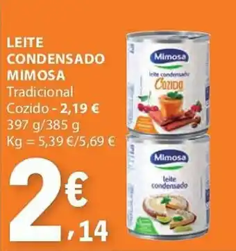 E.Leclerc Leite condensado mimosa promoção