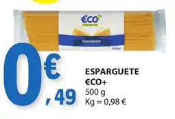 E.Leclerc Esparguete €co+ promoção