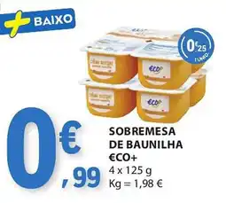 E.Leclerc Sobremesa de baunilha €co+ promoção