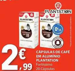 E.Leclerc Cápsulas de café em alumínio plantation promoção