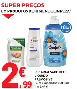 E.Leclerc Recarga sabonete líquido palmolive promoção