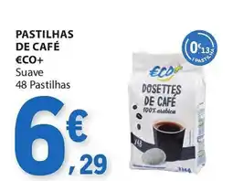 E.Leclerc Pastilhas de café €co+ promoção