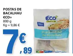 E.Leclerc Postas de bacalhau €co+ promoção