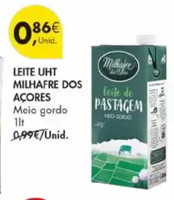 Pingo Doce Leite uht milhafre dos açores promoção
