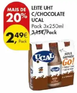 Pingo Doce Leite uht c/chocolate ucal promoção