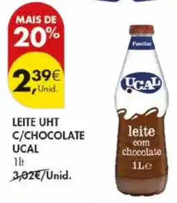 Pingo Doce Leite uht c/chocolate ucal promoção
