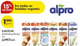 Pingo Doce Alpro s/açúcar promoção