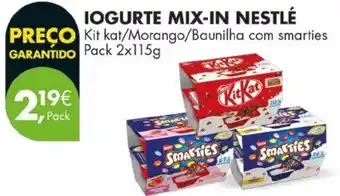 Pingo Doce Iogurte mix-in nestlé promoção